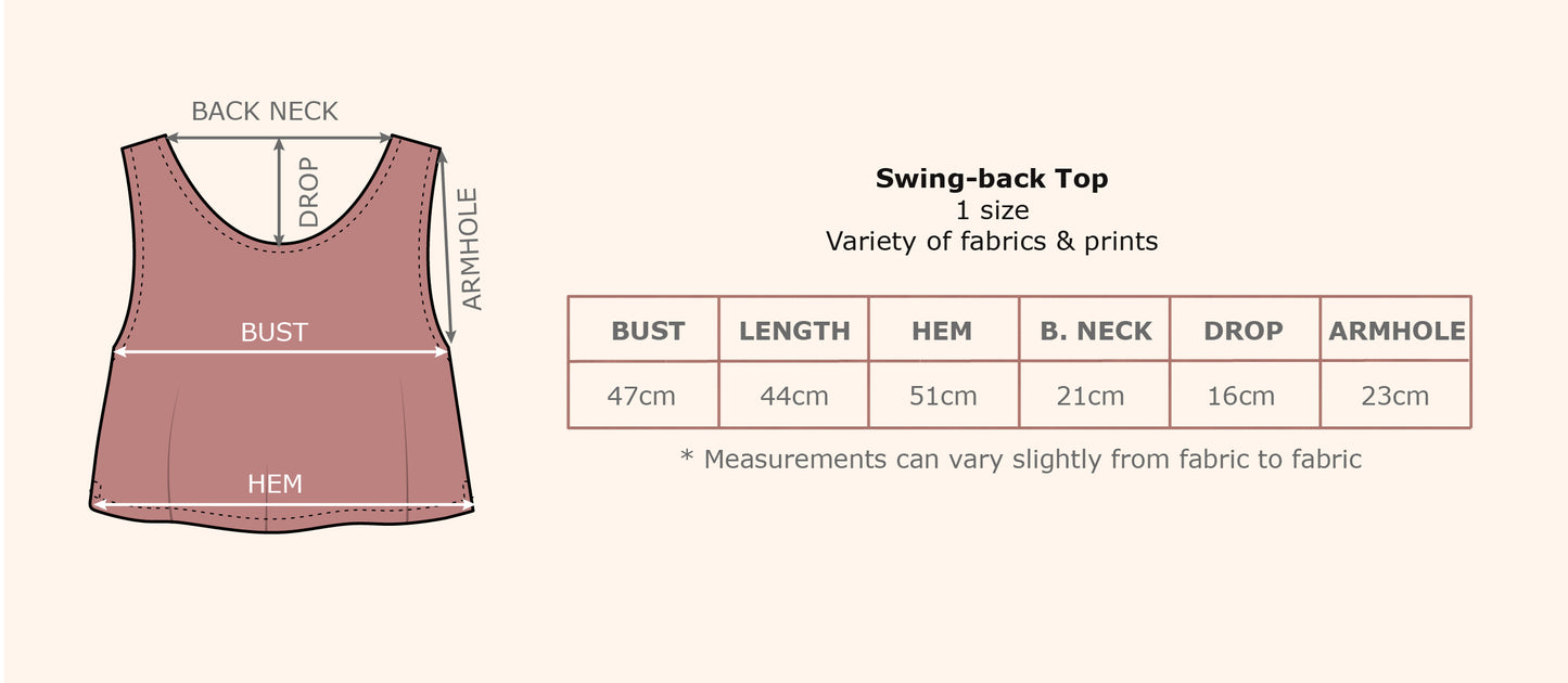 Swing-back Top