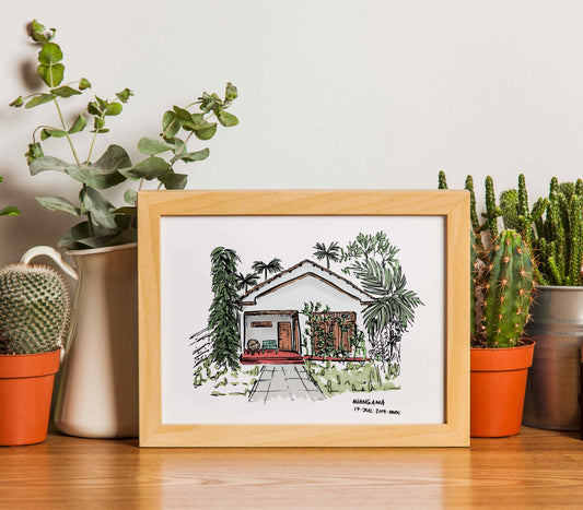 Custom House or Building Illustration