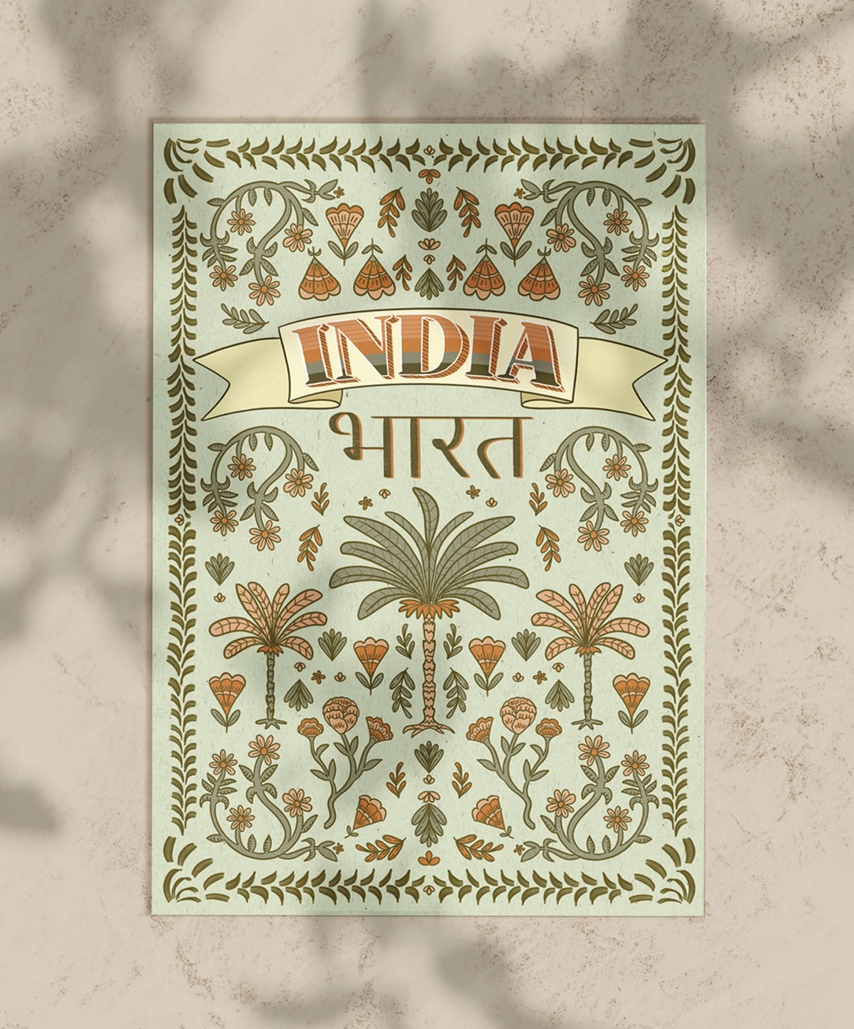 OSAS India Illustrated Postcards