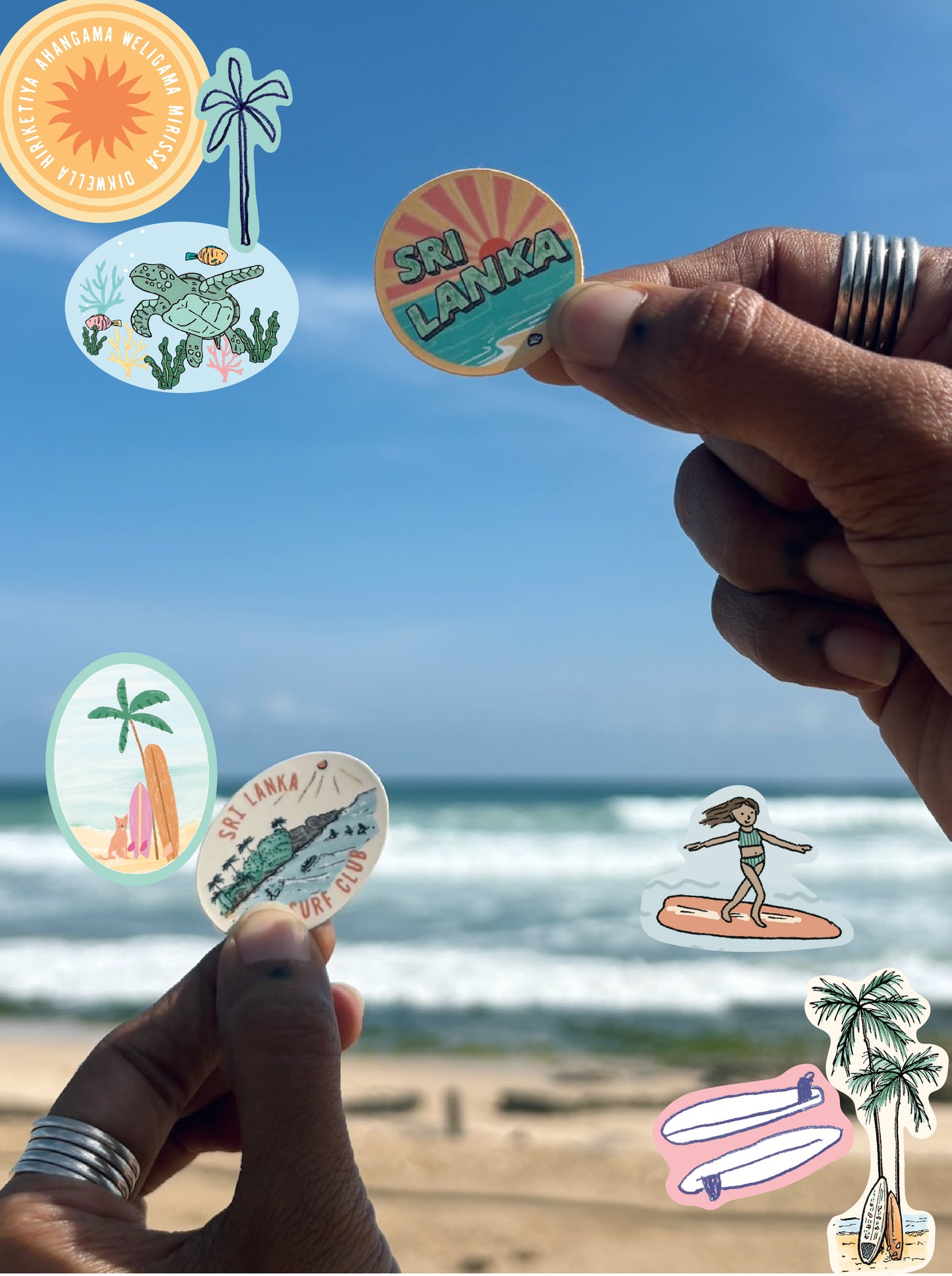 Sri Lanka Sticker Packs