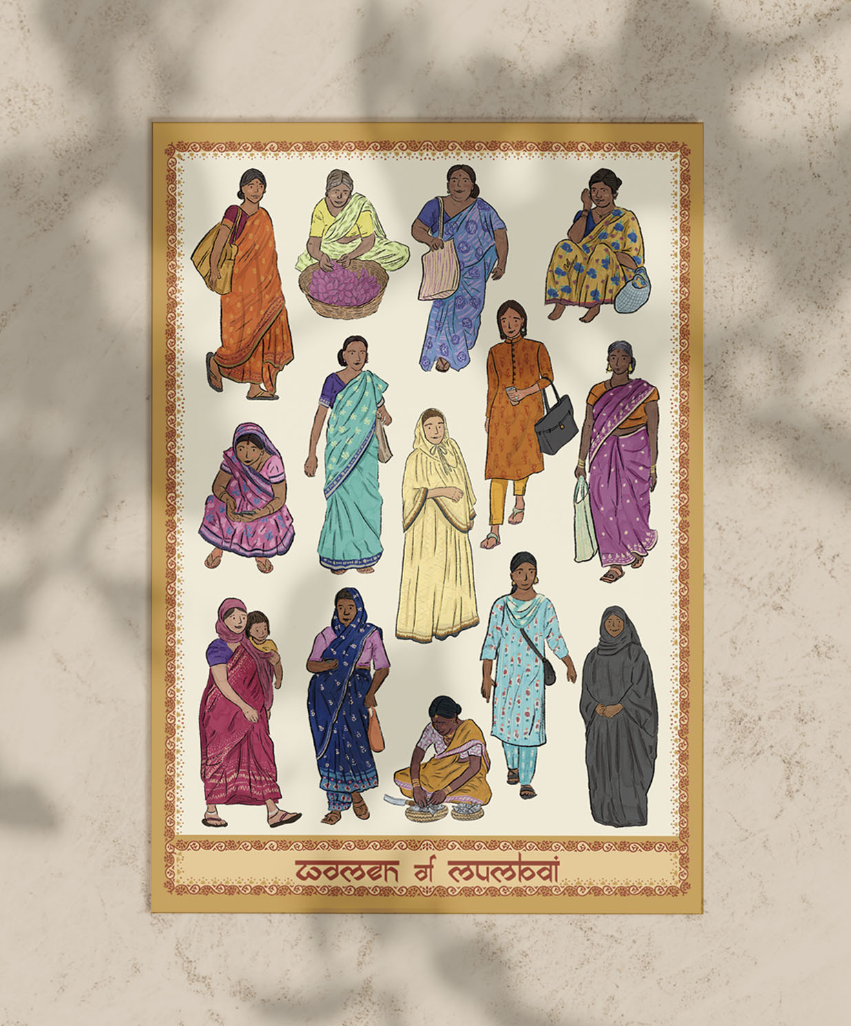 OSAS India Illustrated Postcards